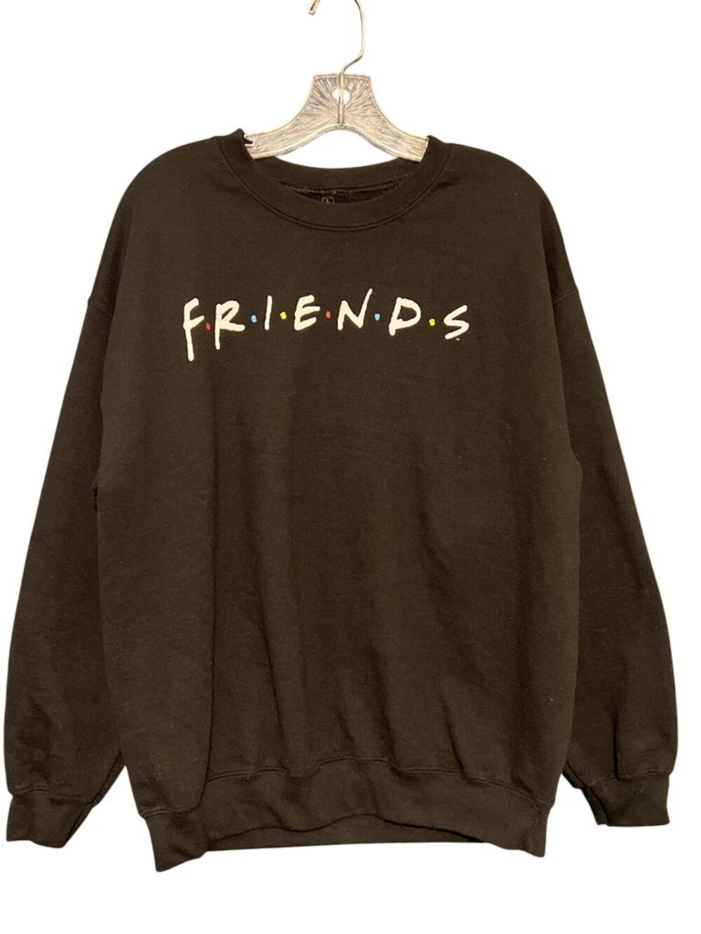 Friends TV Show Womens Sweatshirt Black L